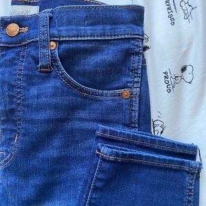 Madewell high waisted skinny jeans
